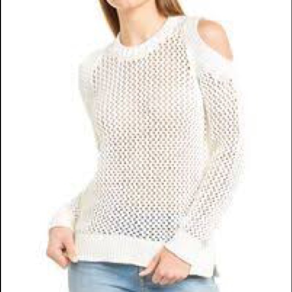 ALLSaints | Arzana Open Shoulder Top in Off White - Picture 6 of 10